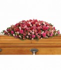 A Life Loved Full Couch Casket Spray 